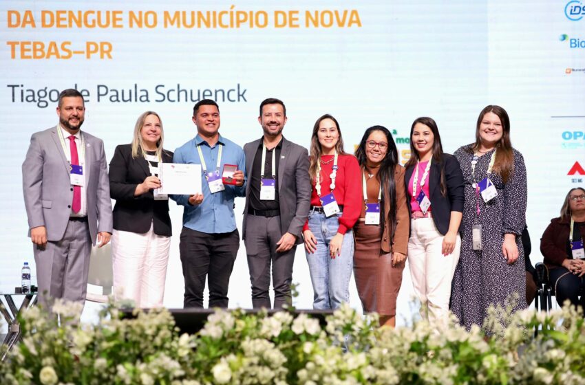 Iniciativas de municípios do Paraná são premiadas em congresso de saúde