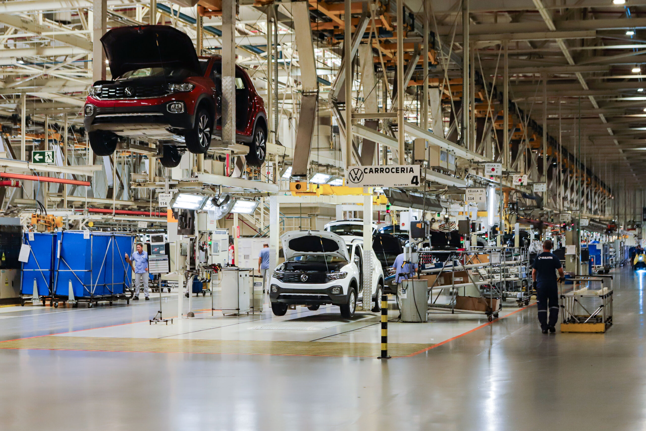 Montadora de automóveis Volkswagen, em São José dos Pinhais, Região Metropolitana de Curitiba (RMC). Foto: Roberto Dziura Jr/AEN