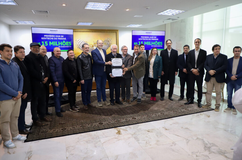  Paraná cria primeiro Hub de GovTechs do Brasil