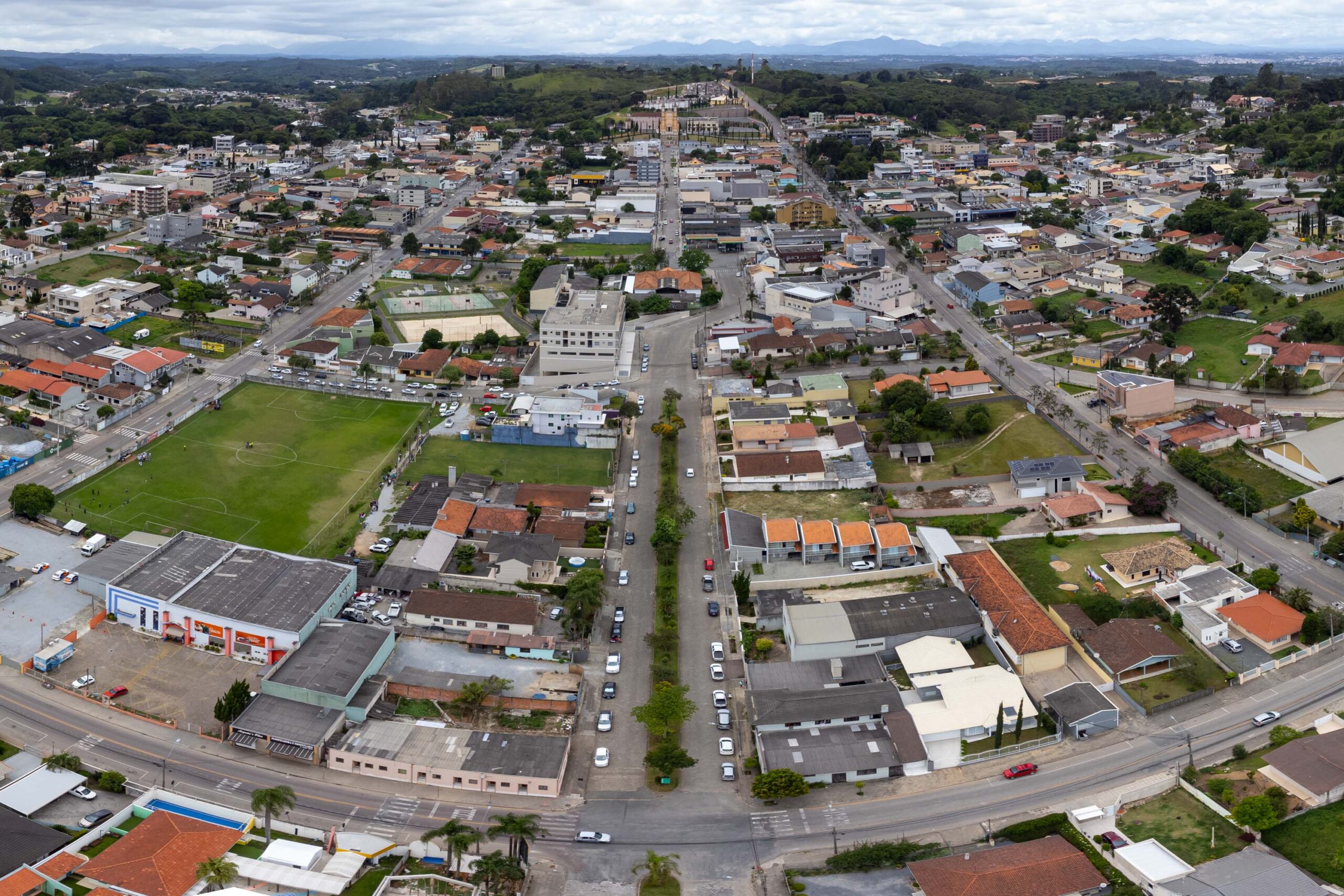 Colombo, 24 de novembro de 2024 – Drone da cidade de Colombo, localizada na Região Metropolitana de Curitiba (RMC).