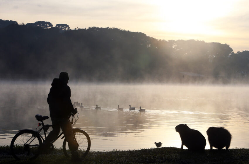  Temperaturas negativas voltam ao Paraná no fim de semana