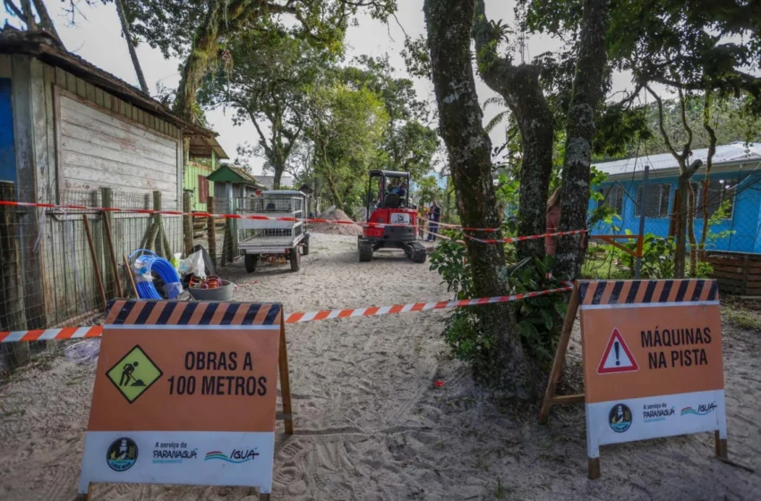 Obras na Ilha do Mel alcançam R$ 33,5 milhões