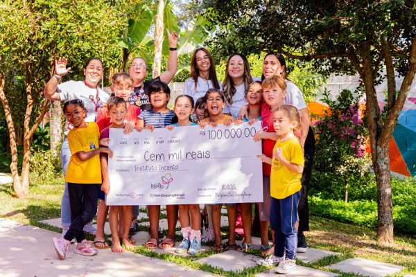 Multiplan e ParkShoppingBarigüi doam R$ 100 mil para Instituto Incanto