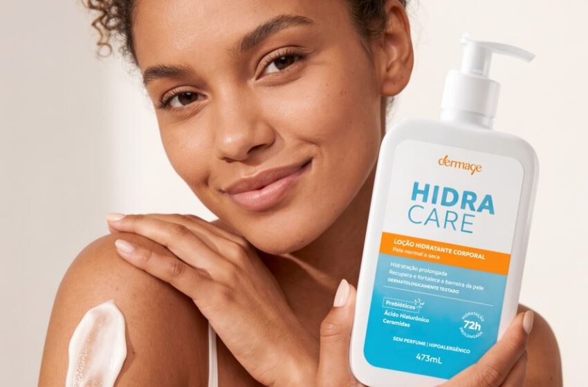  Dermage apresenta Hidracare, nova linha de hidratantes corporais